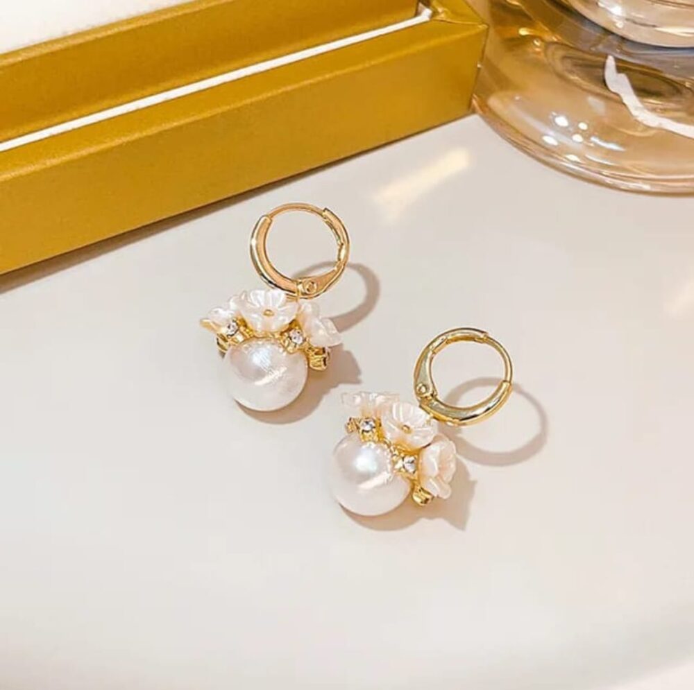 Stylish Pearl Earrings – Anti-Tarnish Finish Earrings for Women Fashion Stylish Anti Tarnish Earrings For Girls